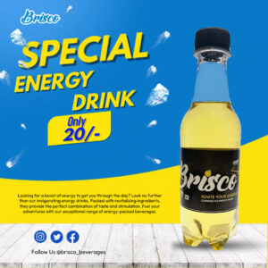 Brisco Energy Drink Poster